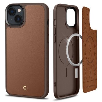 Apple iPhone 14 Plus 6.7'' Spigen Cyrill Kajuk MagSafe Case Cover, Brown | Telefona Maciņš Vāks Apvalks Bampers