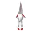 Ruhhy Christmas Gnome, Sitting, 50 cm, Grey/Red