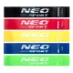 Neo-Sport NS-959 Resistance Band Set for Workouts, 5 pcs