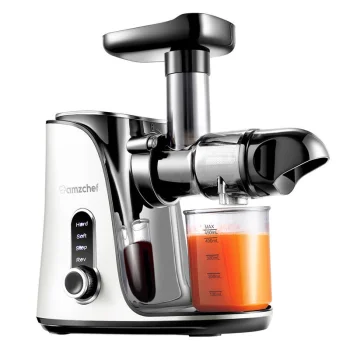 Slow Masticating Juicer AMZCHEF GM3001-WT Cold Press White