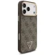 Guess 4G PU Leather MagSafe Case for iPhone 17 Pro Max, Black