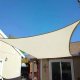 Multigarden 19196B BEIGE Square Sun Shade Sail 5x5 m, Beige
