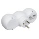 Maclean MCE339 E 2-Way Socket Adapter with USB A/C