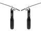 4Fizjo Adjustable Jump Rope with Bearings Speed, Black
