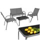 Patio Furniture Set 4-Piece Gardlov, Grey