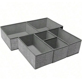 Set of 6 closet organizers