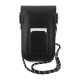 Hello Kitty Leather Daydreaming Cord Phone Bag - Black