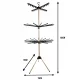 Vertical Folding Clothes Drying Rack 14m