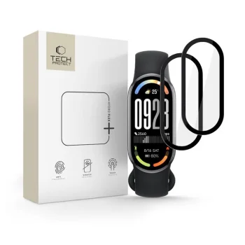 Tech-Protect Glass Flex+ Hybrid Glass 2-Pack for Xiaomi Smart Band 10 / 10 NFC - Black