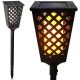 Dārza solārā lampa Lāpa ar krēslas sensoru, 107 cm