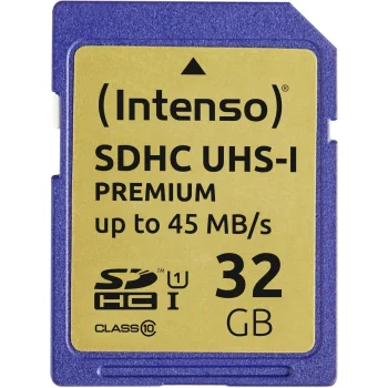 Intenso SDHC Memory Card 32GB Class 10 UHS-I Premium