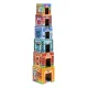 City Stacking Blocks Tower with Wooden Vehicles and Figures 18-Piece Set