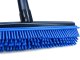 Rubber Broom for Pet Hair with Squeegee and 120cm Handle, Black