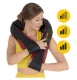 4FIZJO SHIATSU PRO+ Back Shoulder Neck Body Warming Pillow Massager, Black/Red