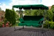MultiGarden 3-Seater 2-in-1 Garden Swing with Cushions, Green