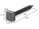 Solar Powered Mole and Rodent Repeller 1000m²