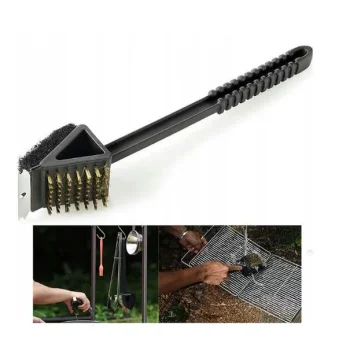 Grill Barbecue Cleaning Brush Scraper Kitchen Wire Bristle BBQ Cleaning Tools Accessories, 3in1