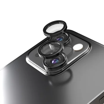 Etteri Camera Lens Protector for iPhone 13 / 13 Mini, Black