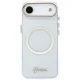 Guess IML Script Metal MagSafe Case for iPhone Air, Clear