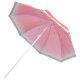 Adjustable Garden and Beach Umbrella with Tilt Function 150cm, Watermelon