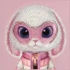 Nimmy Cool&Cute 2.0 Rabbit Case for iPhone 17 Pink