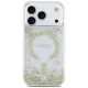 Guess Resin Bottom Glitter MagSafe Case for iPhone 18 Pro / 17 Pro, Gold
