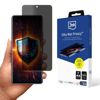 3mk Silky Matt Privacy Screen Protector Film for Xiaomi Redmi Note 14 Pro+