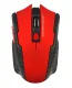 Wireless optical gaming mouse 1600 DPI, black-red