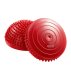 Sensory hemisphere with spikes foot massage 2pcs, 16cm | Sensory hemisphere with spikes foot massage Red