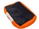 Pet Bed for Dogs and Cats, Non-Slip Base, Orange, Size S