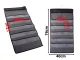 Double-Sided Hanging Underwear Organizer for Wardrobe, 24 Pockets