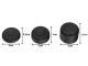 Thumb Grips for Nintendo Switch 2 Analog Sticks 6 Pack, Black