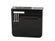 Wall-Mounted Knife Stand and Kitchen Organizer, Black