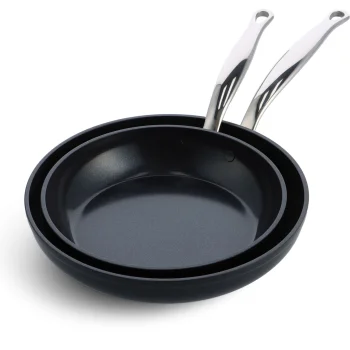 GreenPan Barcelona Pro 2 pcs Frying Pan Set 24+28cm Black