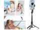 Selfie Stick with Tripod and Bluetooth Remote, 90cm, Black