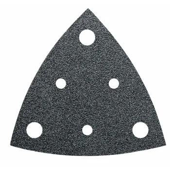Fein Perforated Triangle Sanding Sheets K40, 80 mm, 6 Holes, 50 pcs