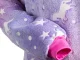 Warm Oversize XXL Blanket Hoodie 2in1, Glow in the Dark, Purple
