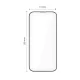 Tech-Protect Quick Set+ 2-Pack Tempered Glass for iPhone 17 Pro Max, Black