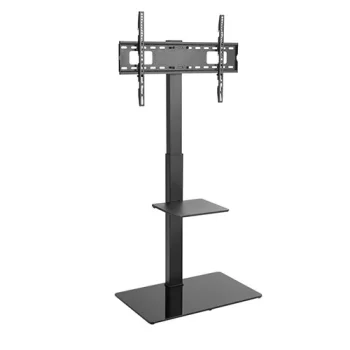 Swivel Floor Stand for TV and Interactive Displays 37"-70", Black