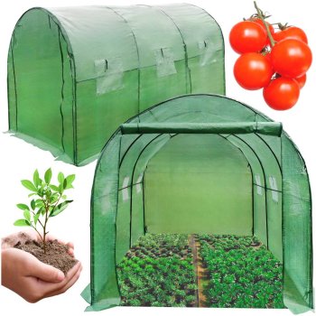 Folijas tuneļa dārza siltumnīca 3x2x2m | Tunnel Garden Greenhouse