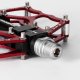 Rockbros JT201012LR Aluminum Bicycle Pedals, Red