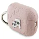Karl Lagerfeld AirPods Pro 2 Case Monogram Karl & Choupette Head, Pink