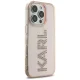 Karl Lagerfeld iPhone 16 Pro Max Case IML Rhinestones Logo, Pink