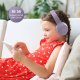 PowerLocus P2 Kids Wireless Headphones, Purple/White