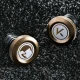Rockbros VK-KB10 ROAD TO SKY Aluminum Bicycle Handlebar Plugs - Brown