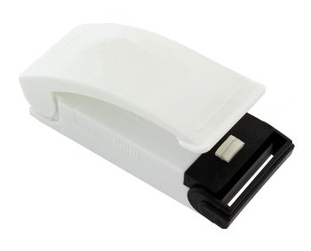 Compact pocket film sealer, white-black
