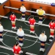 Mini Tabletop Foosball Game for Kids, Table Football with 12 Players and 2 Balls, 50 x 30.5 x 9 cm