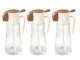 2-in-1 Glass Olive Oil Sprayer and Dispenser 380ml, Beige