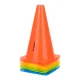 Sports Training Cones 10 Pcs Trizand 23 cm, Multicolored