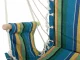 Brazilian Garden Hammock Chair with Armrests and Cushion